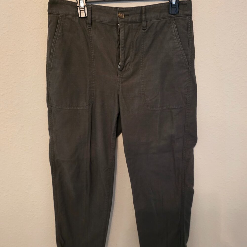 J. Crew Women's Olive Colored Pants, Size 8 - Picture 1 of 7